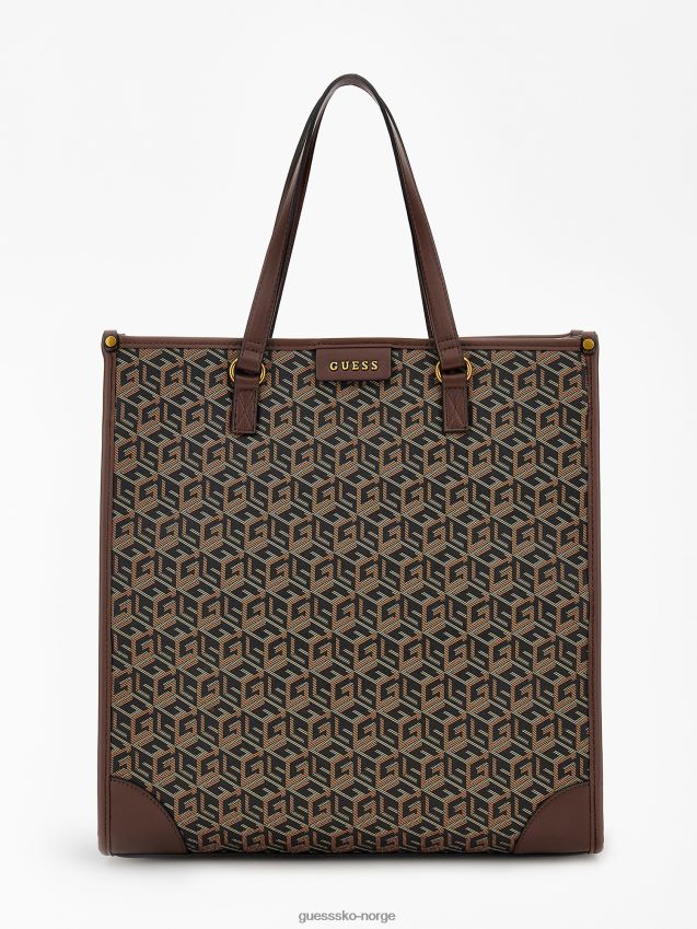 Guess svart ederlo g cube logo bag svart unisex F0LJ801698