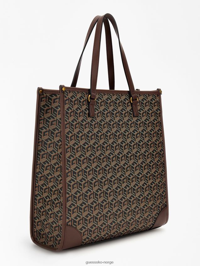 Guess svart ederlo g cube logo bag svart unisex F0LJ801698