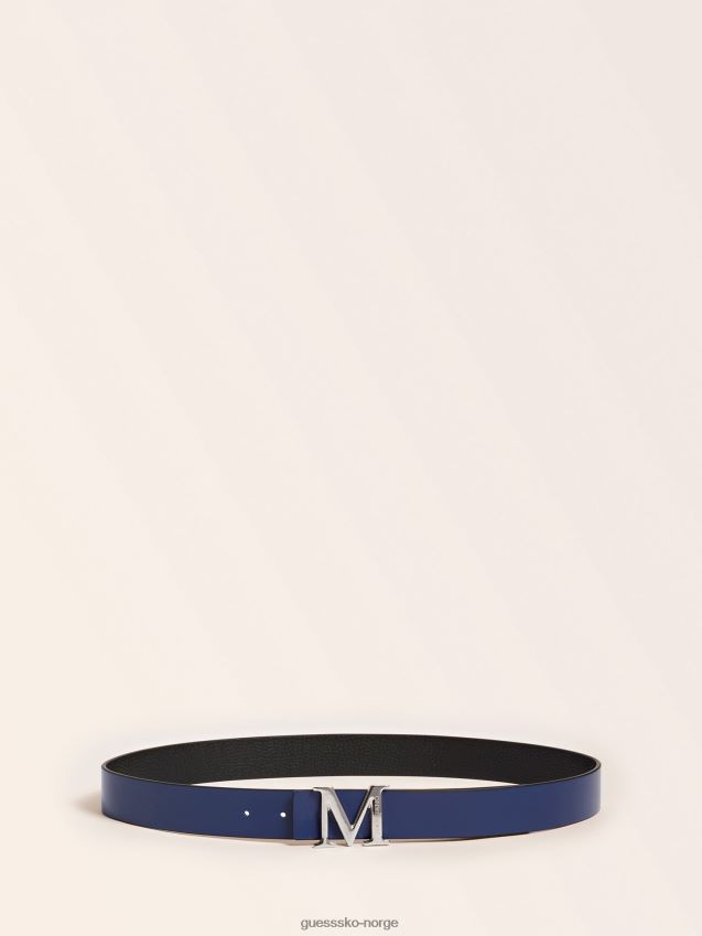 Guess svart marciano belte i ekte skinn svart unisex F0LJ80775