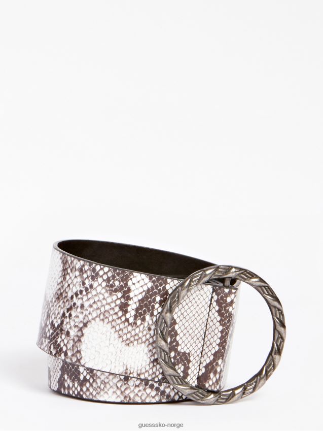 Guess svart multi-vendbart belte svart multi unisex F0LJ806750