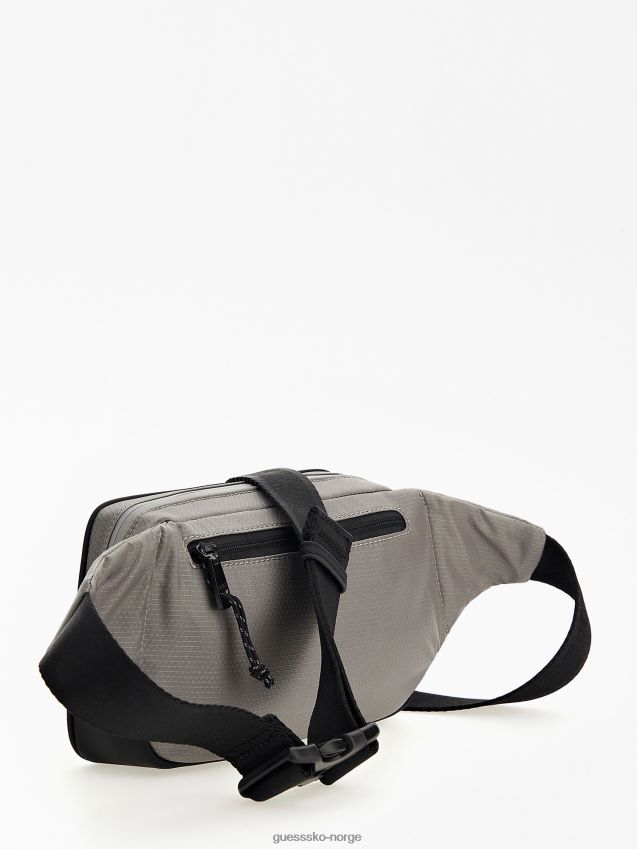 Guess trekantlogo certosa tech belteveske grå multi grå multi unisex F0LJ80984