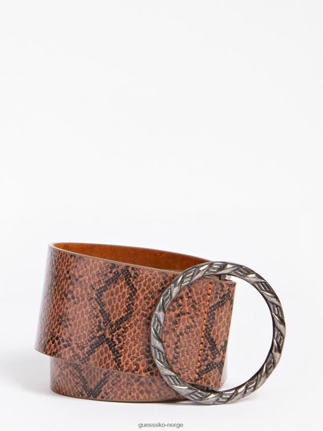 Guess vendbart belte brunt multi brun multi unisex F0LJ805964