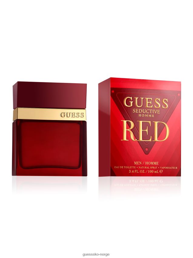 Guess rød forførende for menn - eau de toilette 100 ml hvit unisex F0LJ80711