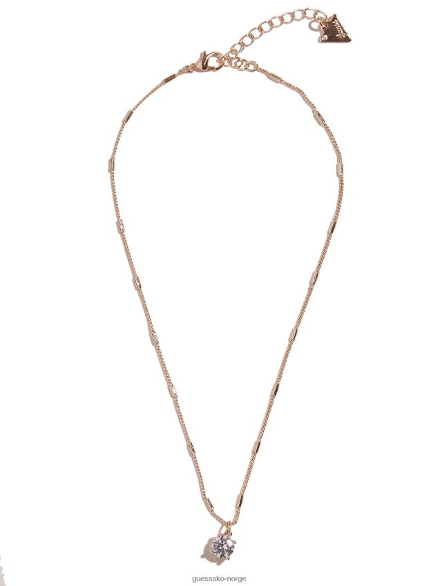 Guess cubic zirconia anheng kjede sølv sølv unisex F0LJ807821