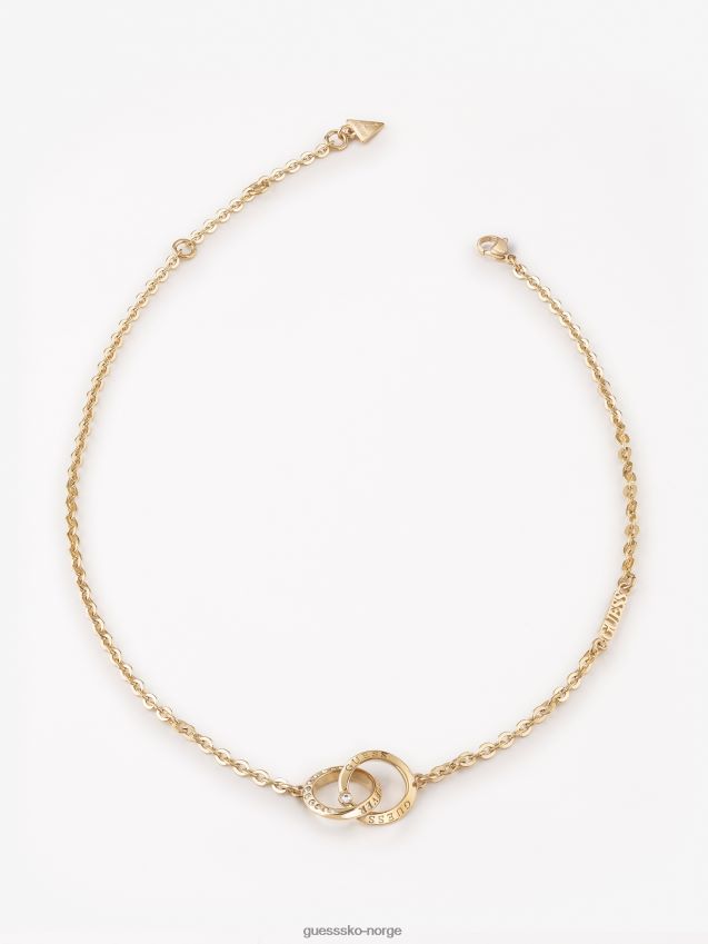 Guess forever links halskjede multi gull multi gull unisex F0LJ804360