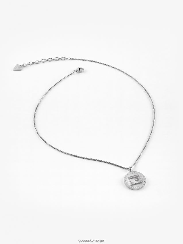 Guess g kabal halskjede sølv sølv unisex F0LJ805738