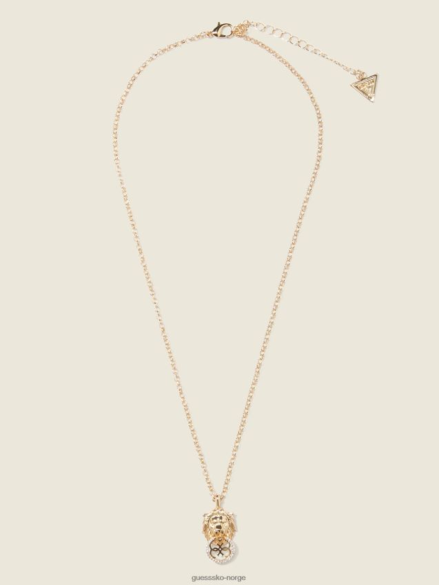 Guess løveanheng i gull gull unisex F0LJ8010178