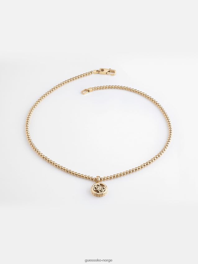 Guess log-in-gjett-kjede gull multi gull unisex F0LJ801579