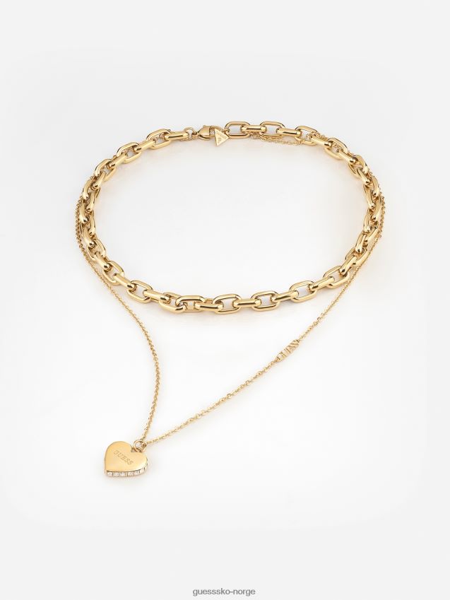 Guess multi gull forelskelse-kjede multi gull unisex F0LJ804545