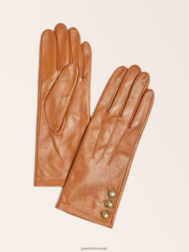 Guess brune marciano skinnhansker brun unisex F0LJ806664