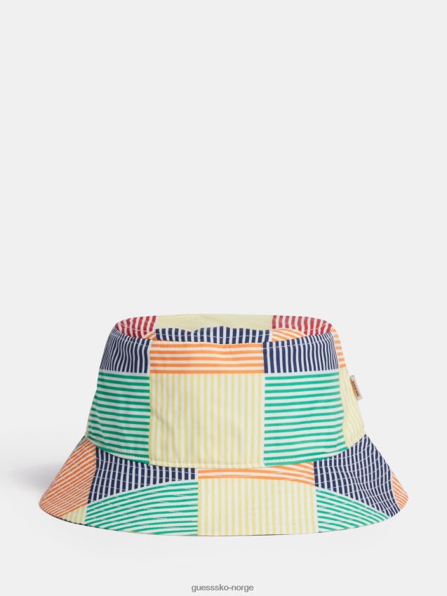 Guess all voer print bøttehatt hvit multi hvit multi unisex F0LJ801118