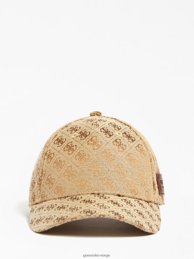 Guess beige strave 4g logohette beige unisex F0LJ801635