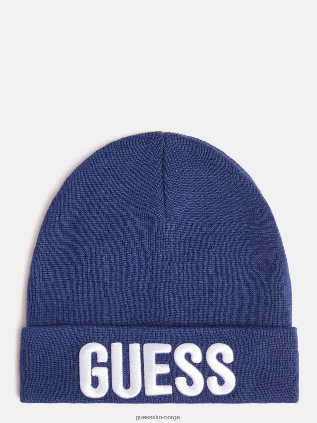 Guess blå logohatt foran blå unisex F0LJ802404