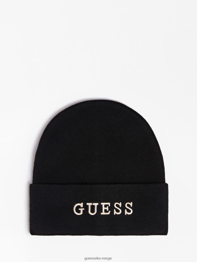 Guess brodert logohatt svart svart unisex F0LJ804269