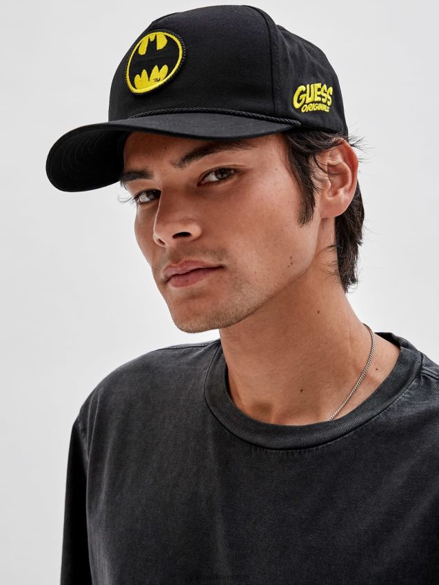 Guess front batman patch baseballhatt svart svart unisex F0LJ80851