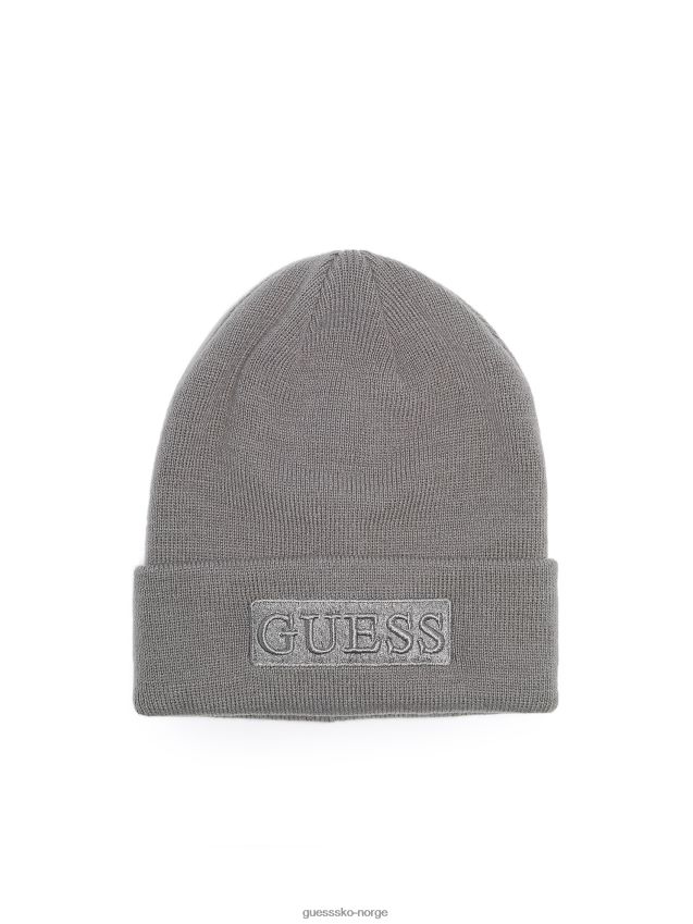 Guess grå brodert logo lue grå unisex F0LJ808856