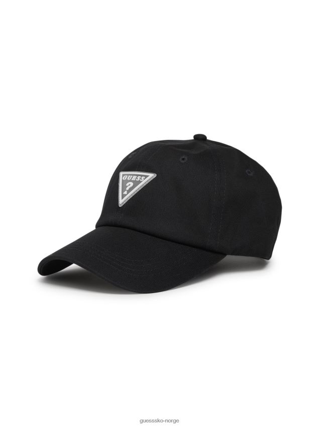 Guess gummi trekant logo baseballhatt marine marinen unisex F0LJ808750