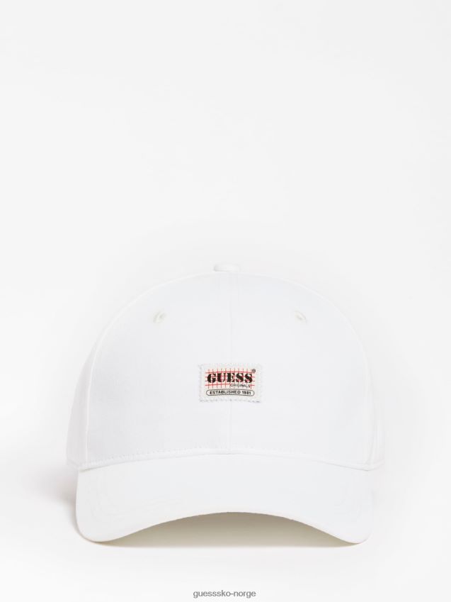 Guess hvit baseballcaps med logo foran hvit unisex F0LJ801101