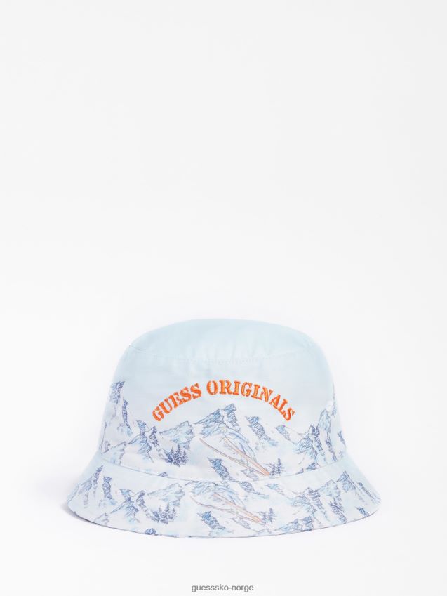 Guess hvit multi maxi print cap hvit multi unisex F0LJ801506