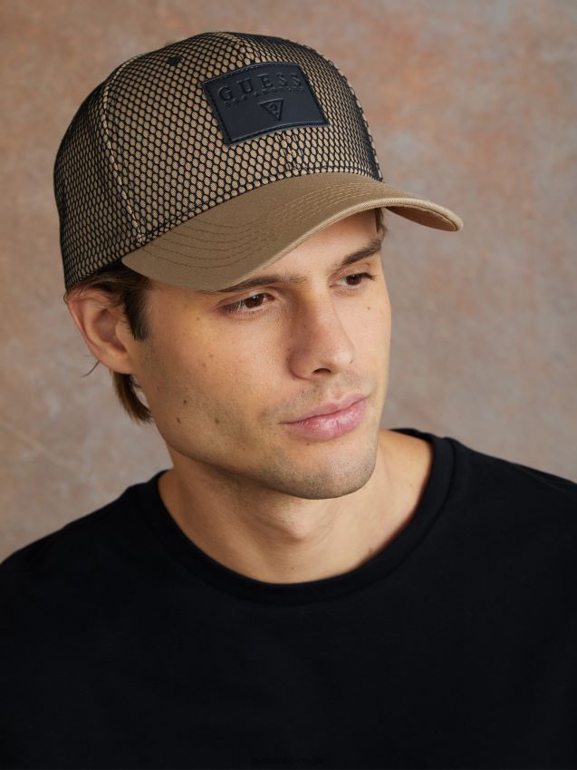 Guess khaki med logolapp kaki unisex F0LJ808765