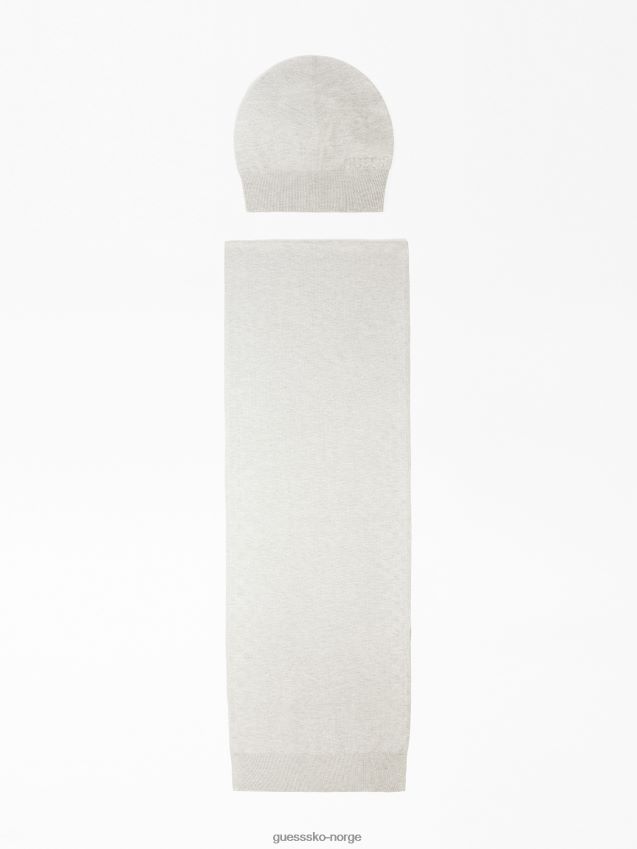 Guess lue og skjerfsett grå multi grå multi unisex F0LJ804133