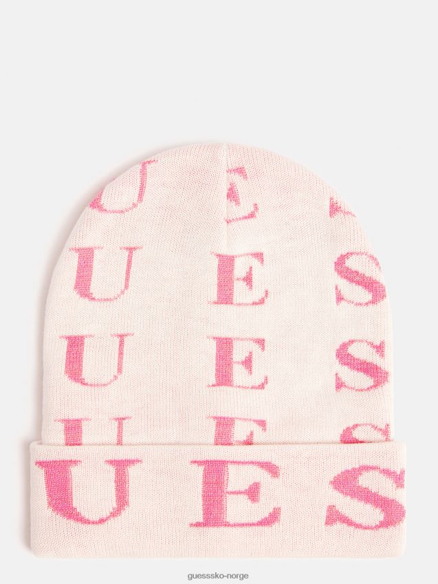 Guess luehatt med rosa logo rosa unisex F0LJ802026
