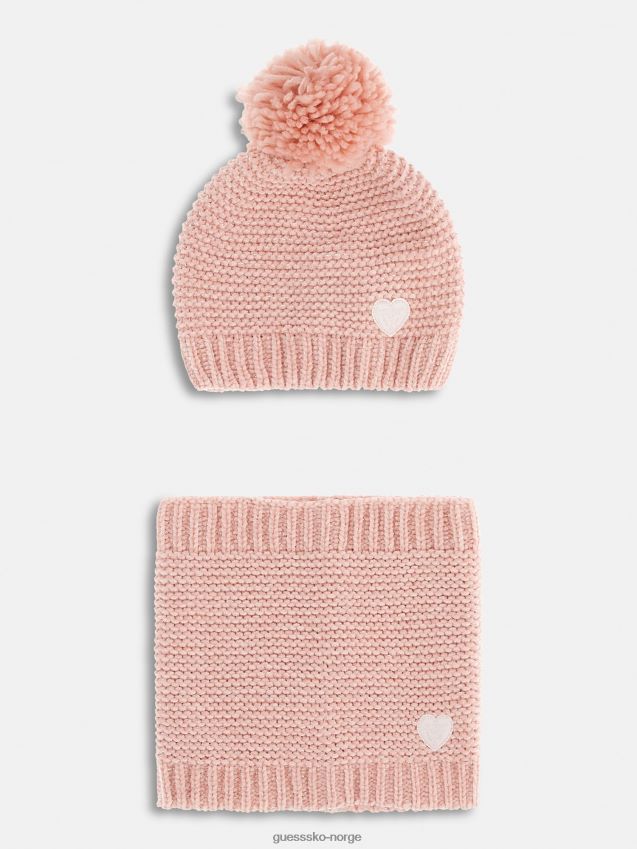 Guess rosa hatt og dekselsett rosa unisex F0LJ801814
