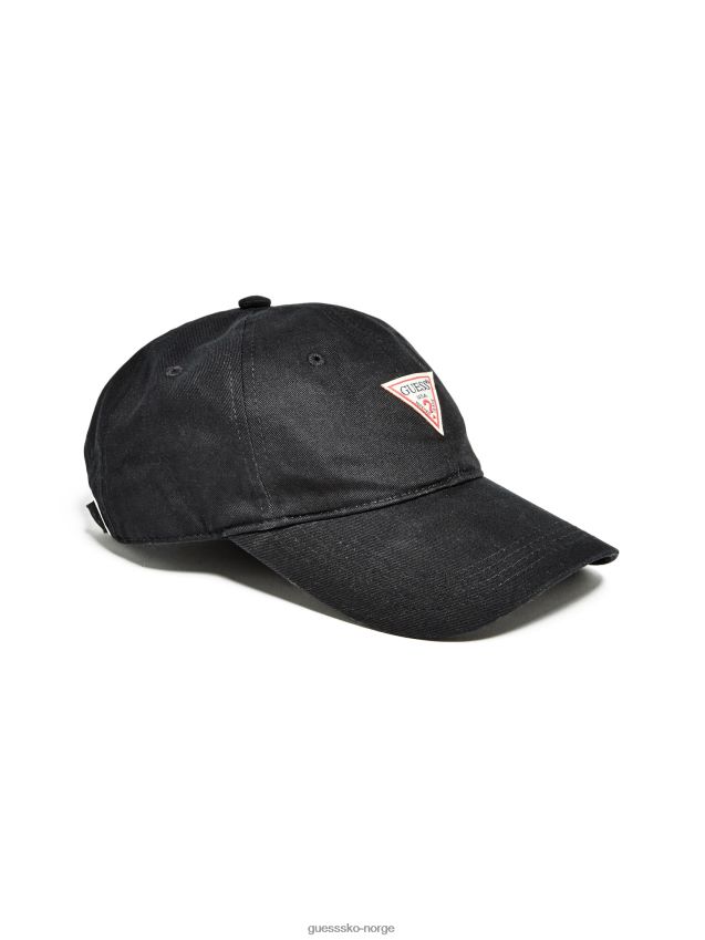 Guess svart baseballhatt med logo svart unisex F0LJ8010145