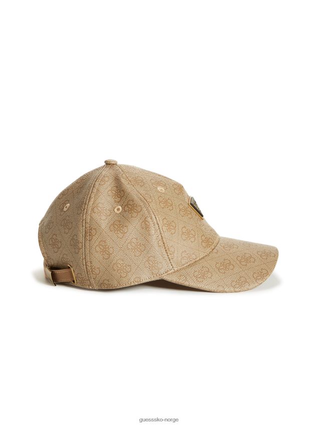 Guess vezzola baseballhatt beige overløp beige overløp unisex F0LJ8011045