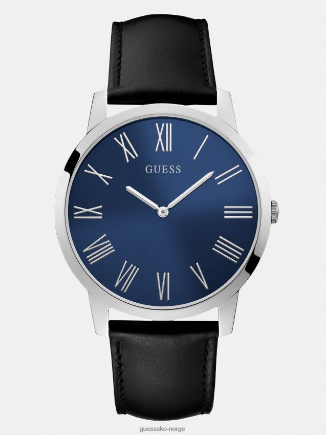 Guess analog klokke i ekte skinn hvit hvit unisex F0LJ801610