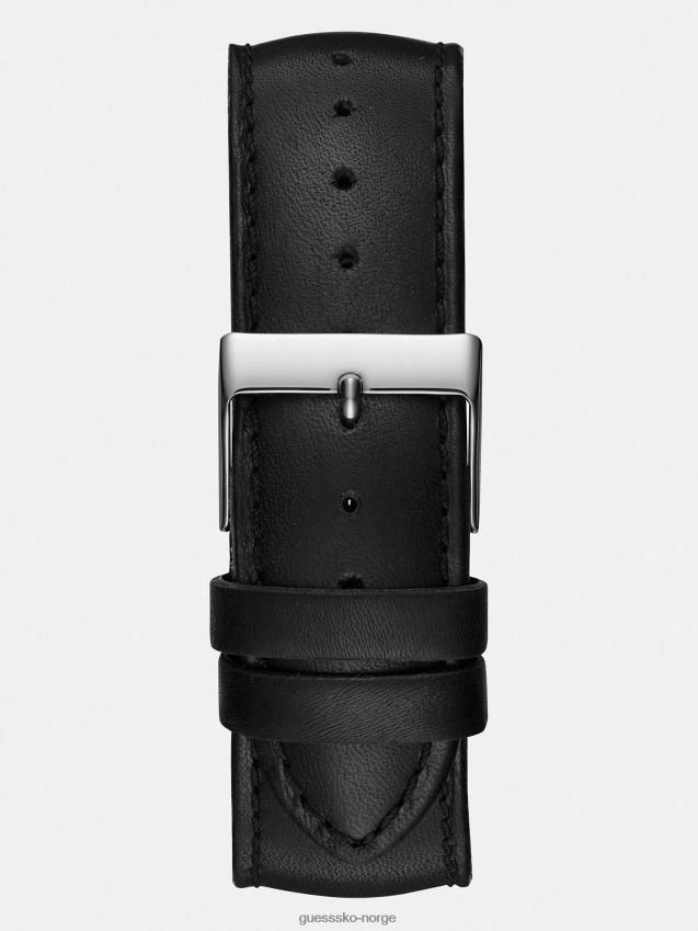 Guess analog klokke i ekte skinn hvit hvit unisex F0LJ801610