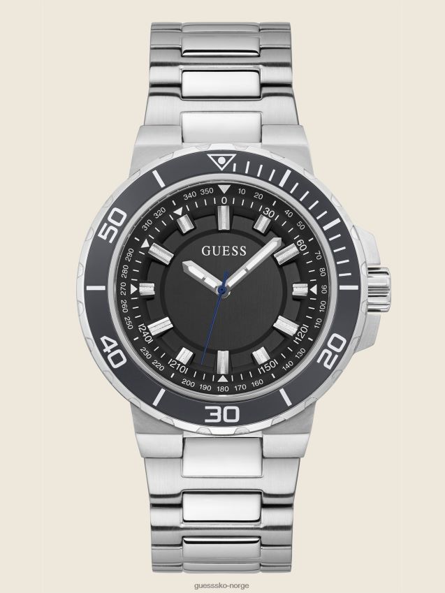 Guess analog klokke i flere sølvtoner multi unisex F0LJ8010903