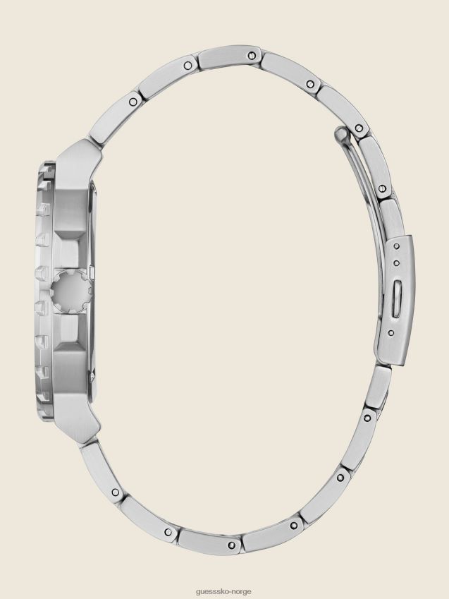 Guess analog klokke i flere sølvtoner multi unisex F0LJ8010903