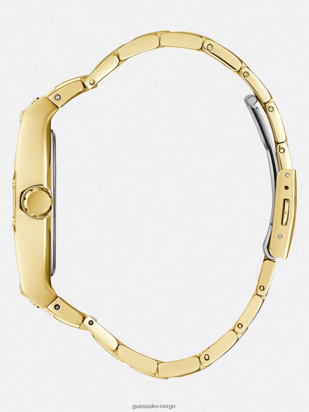 Guess analog klokke i hvit rustfritt stål hvit unisex F0LJ80750