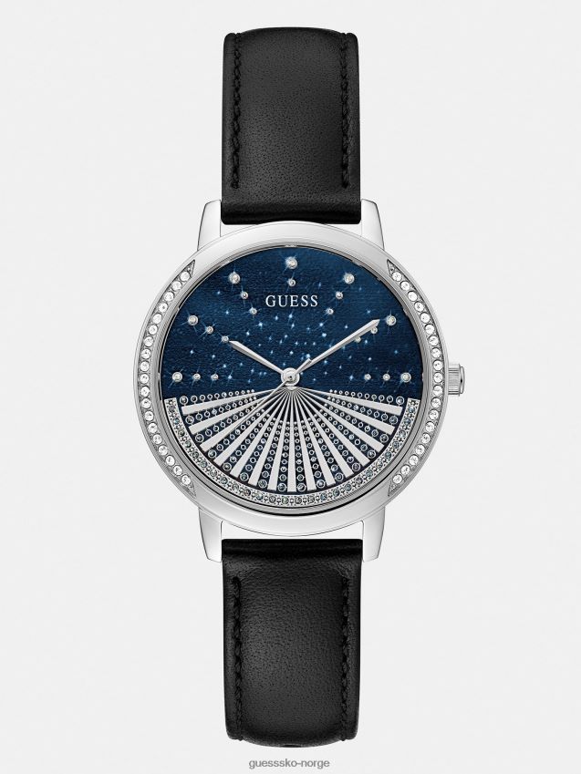 Guess analog krystallklokke i sølv sølv unisex F0LJ804222