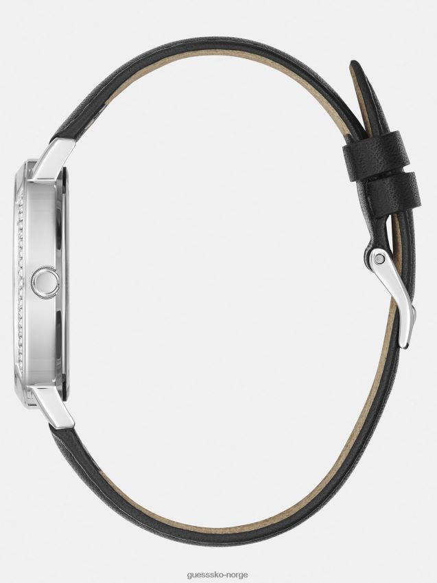 Guess analog krystallklokke i sølv sølv unisex F0LJ804222