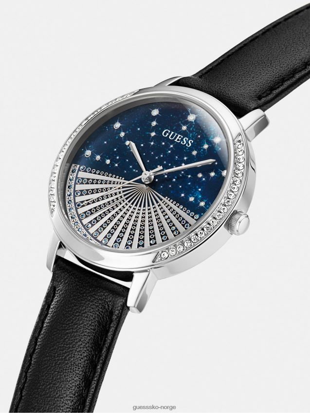 Guess analog krystallklokke i sølv sølv unisex F0LJ804222