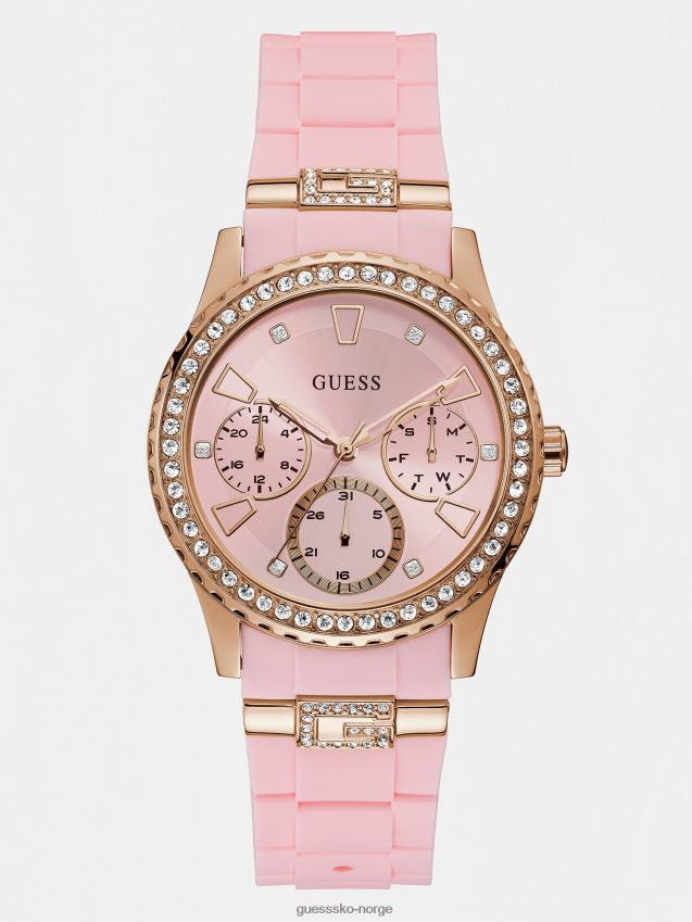 Guess blå krystall multifunksjonsklokke blå unisex F0LJ803968