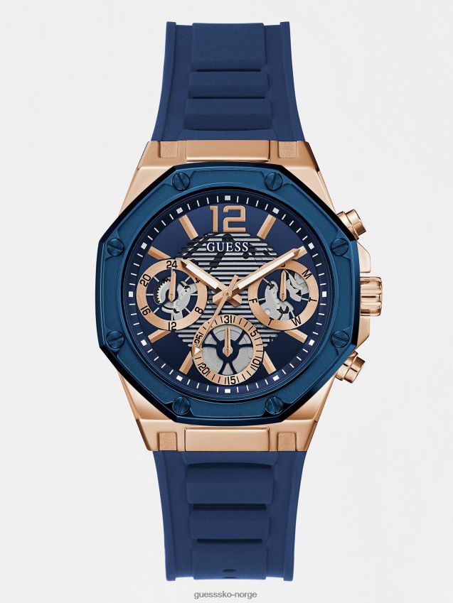 Guess blå multifunksjonsklokke blå unisex F0LJ804662