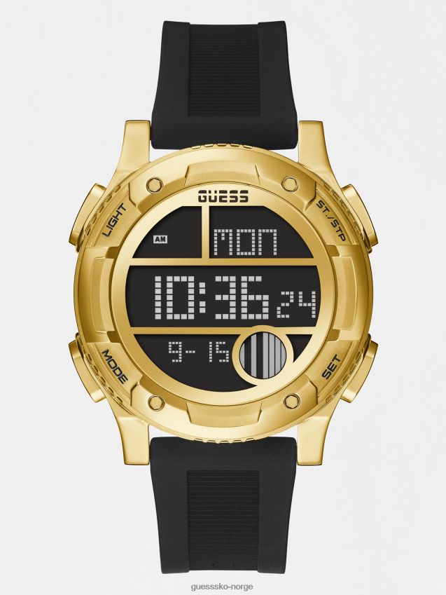 Guess digital klokke hvit ny trend hvit unisex F0LJ801406