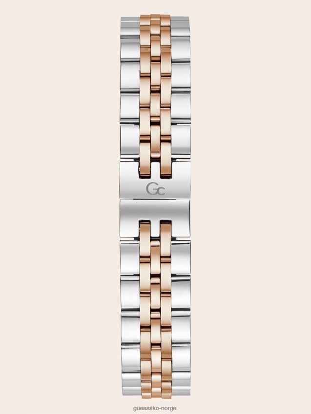 Guess gc quartz kalenderklokke i rosa gull Rose gull unisex F0LJ804703