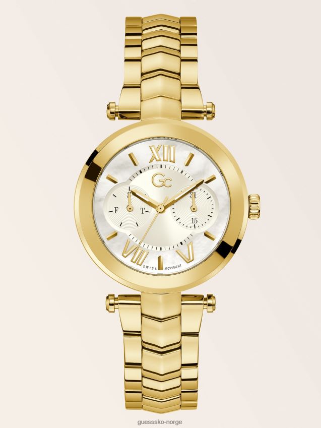 Guess gc stål kalenderklokke i rosa gull Rose gull unisex F0LJ804729