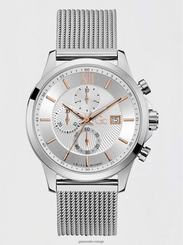 Guess gc stål kronografklokke brun brun unisex F0LJ80890