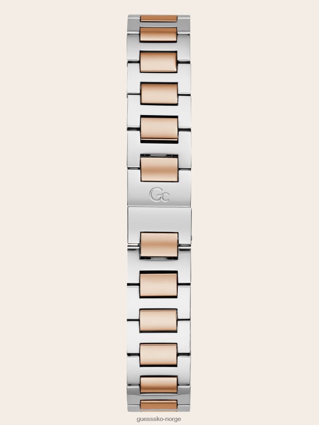 Guess gc stålklokke med datofunksjon rosa gull Rose gull unisex F0LJ804688