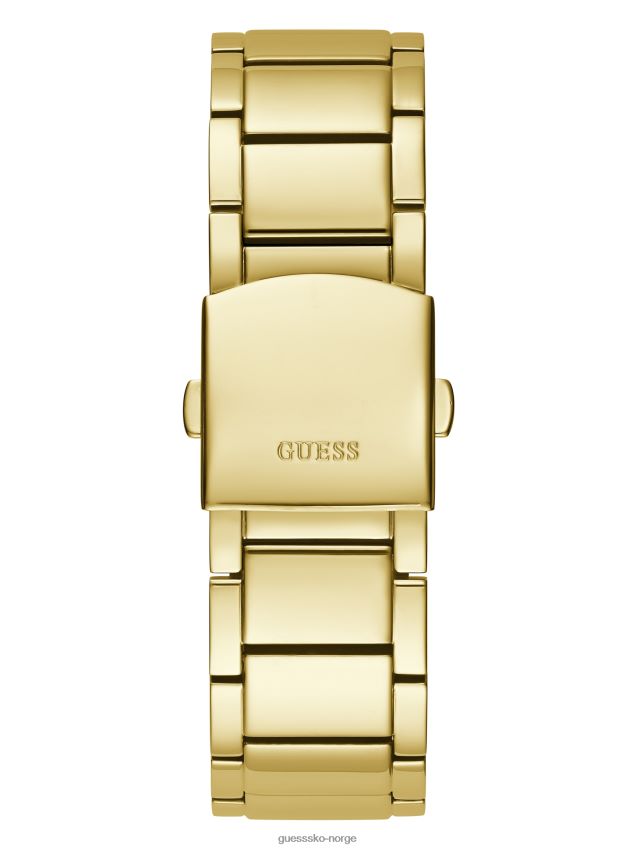 Guess gull-tone eksponert urskive analog klokke multi multi unisex F0LJ8011000