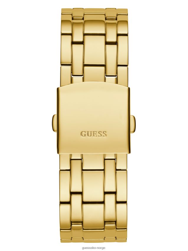Guess gull-tone eksponert urskive multifunksjonsklokke gull gull unisex F0LJ8010911