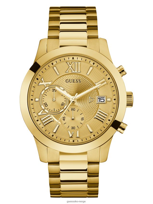 Guess gull-tone klassisk kjole klokke uten farge ingen farge unisex F0LJ8010929