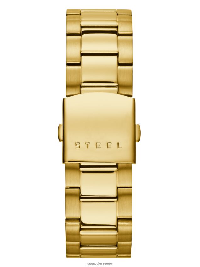 Guess gull-tone klassisk kjole klokke uten farge ingen farge unisex F0LJ8010929
