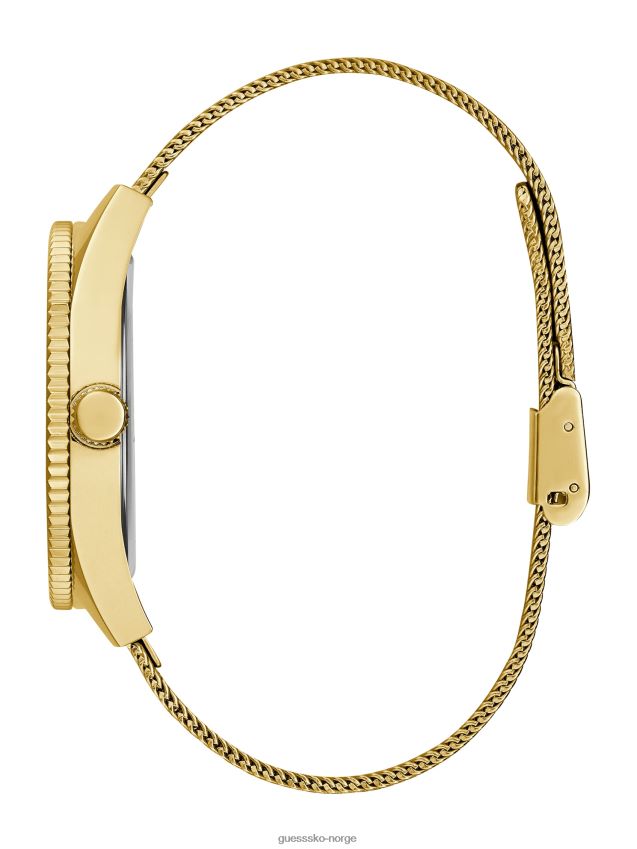 Guess gull-tone mesh analog klokke gull gull unisex F0LJ8011013