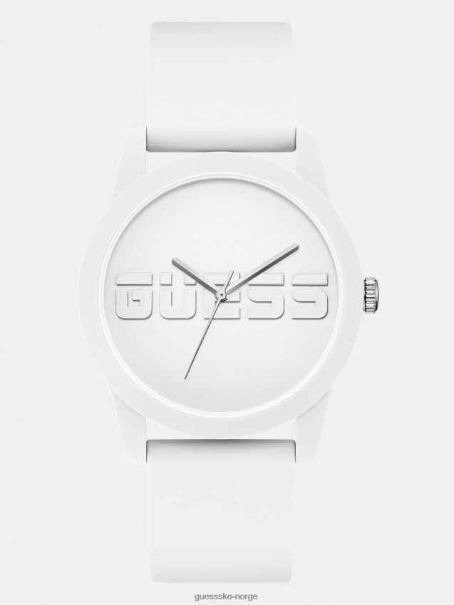 Guess gulllogo analog klokke gull unisex F0LJ80789